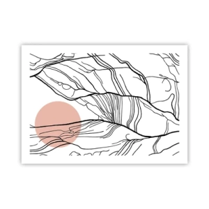 Poster - Într-o rețea de crengi - 70x50 cm