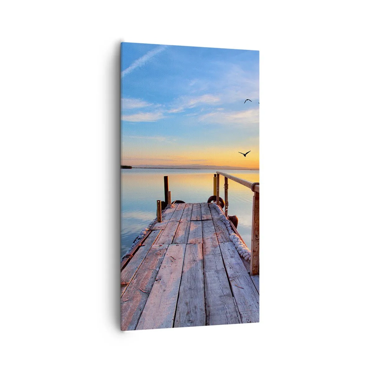 Tablou pe pânză - Mergând înainte spre soare - 65x120 cm