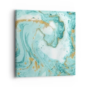 Tablou pe pânză - Sub marele val al perioadei Edo - 30x30 cm