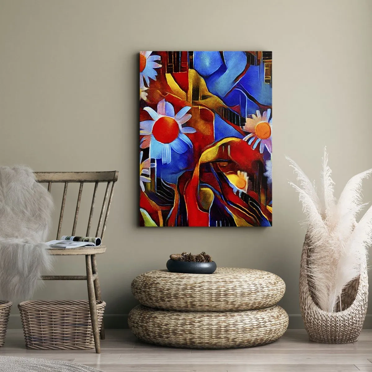 Tablou pe pânză - Culorile vieții - 50x70 cm
