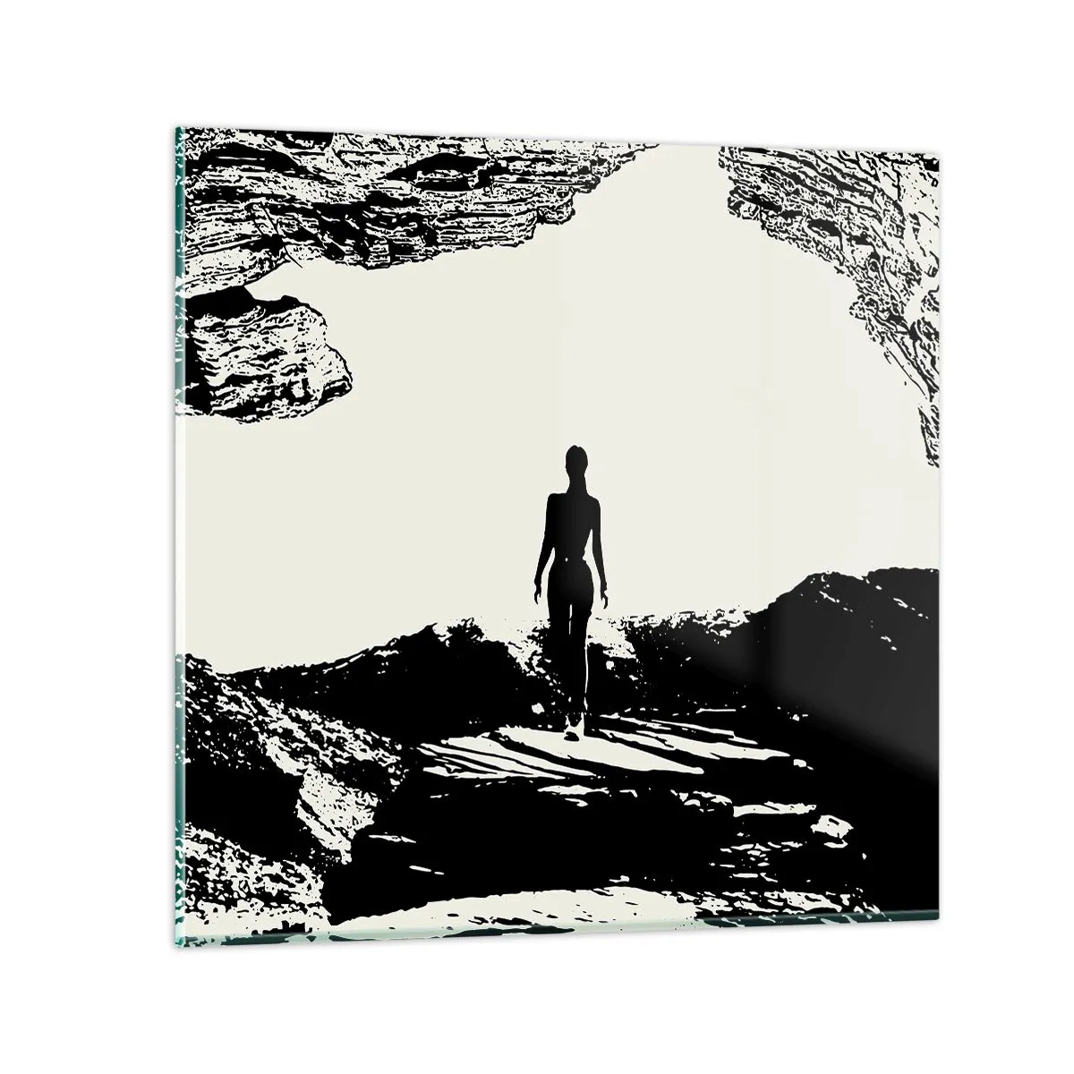 Tablou pe sticlă - O nouă înfățișare - 70x70 cm