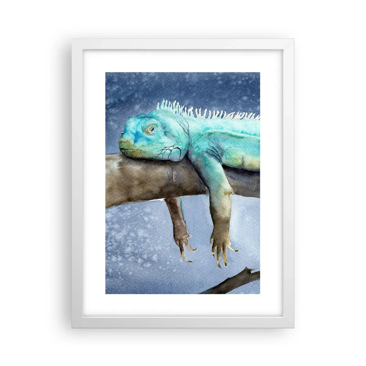 Poster în ramă albă - Este bine! - 30x40 cm