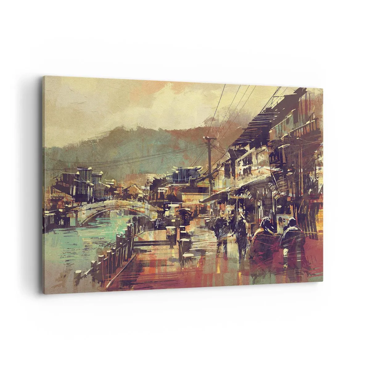 Tablou pe pânză - Viața ca o bogăție de gri - 120x80 cm