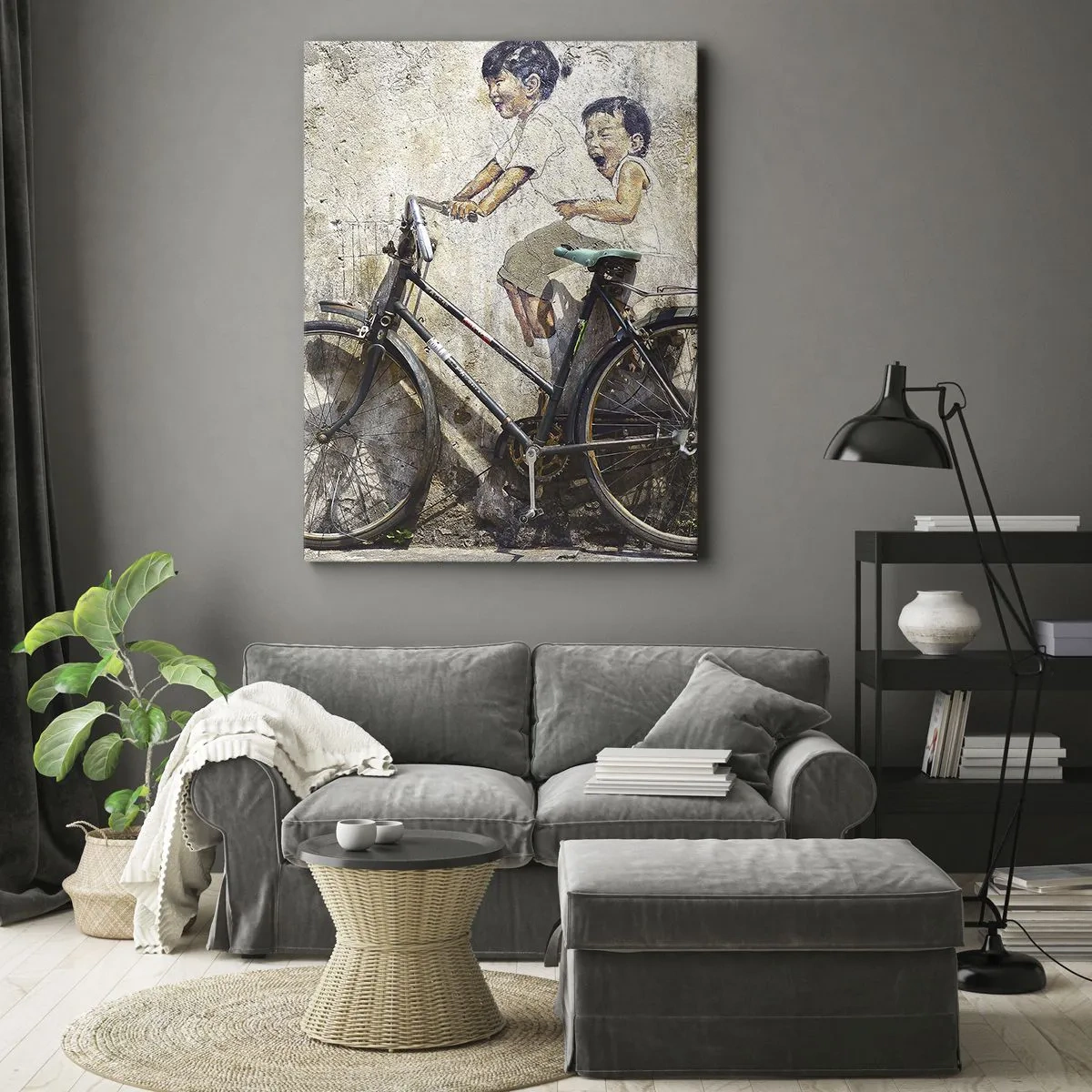 Tablou pe pânză - Adevărat sau fals? - 50x70 cm