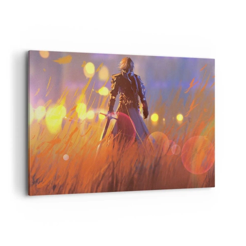 Tablou pe pânză - Cavalerul greșit - 100x70 cm