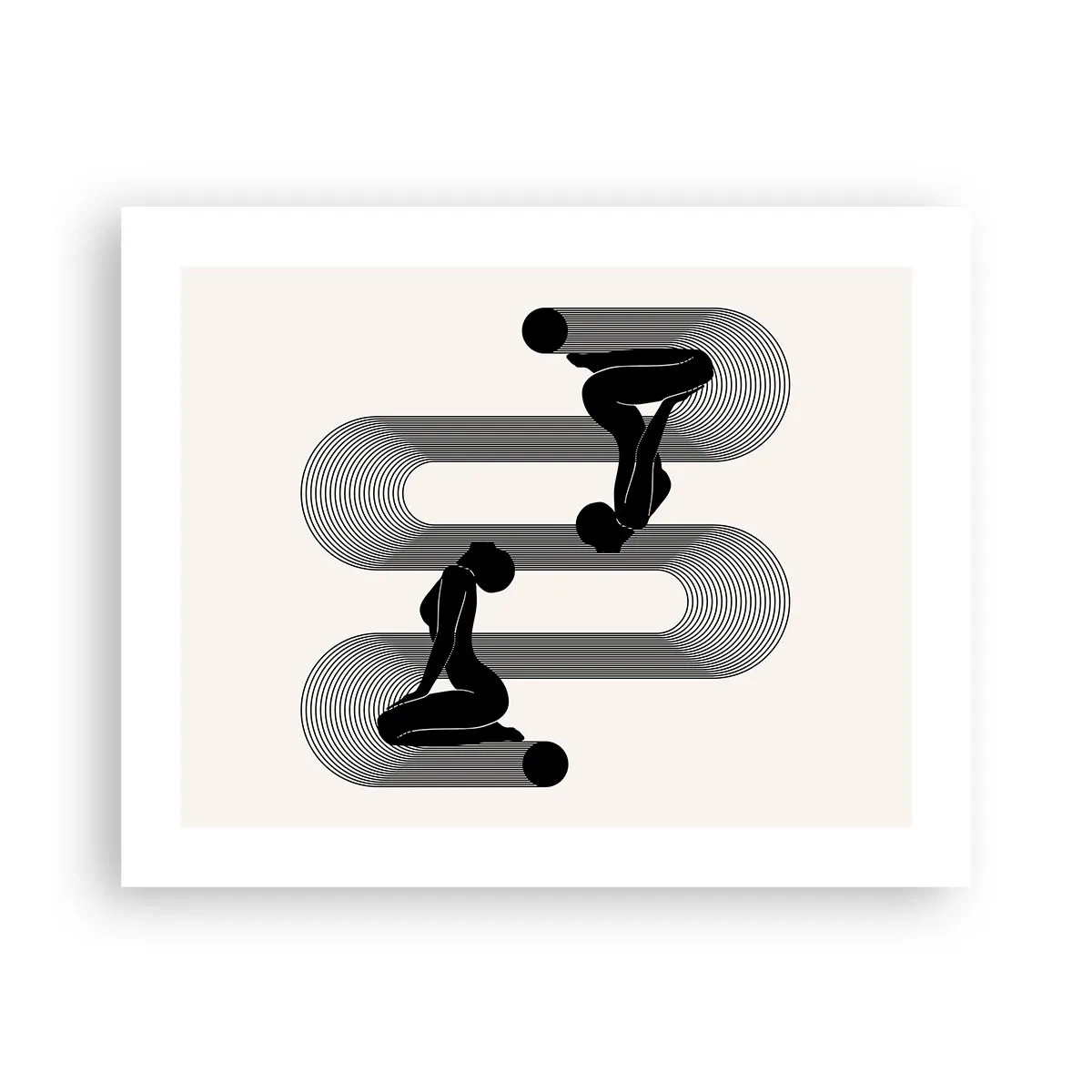 Poster - Simetrie senzuală - 50x40 cm