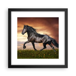 Poster în ramă neagră - Prințul negru - 30x30 cm