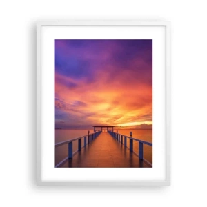 Poster în ramă albă - Fără sfârșit - 40x50 cm