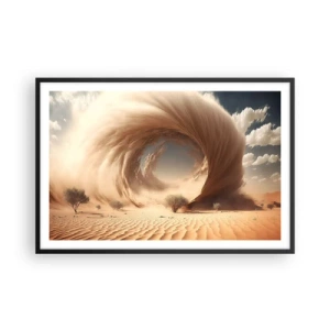 Poster în ramă neagră - Portal deschis - 91x61 cm