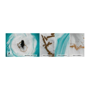 Mostră tapet autocolant Deluxe Sticker - Pătrunde înăuntru - Abstracția, Bucată, Piatră - 100x30 cm