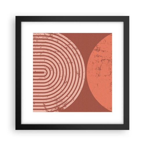 Poster în ramă neagră - Relație strânsă - 30x30 cm
