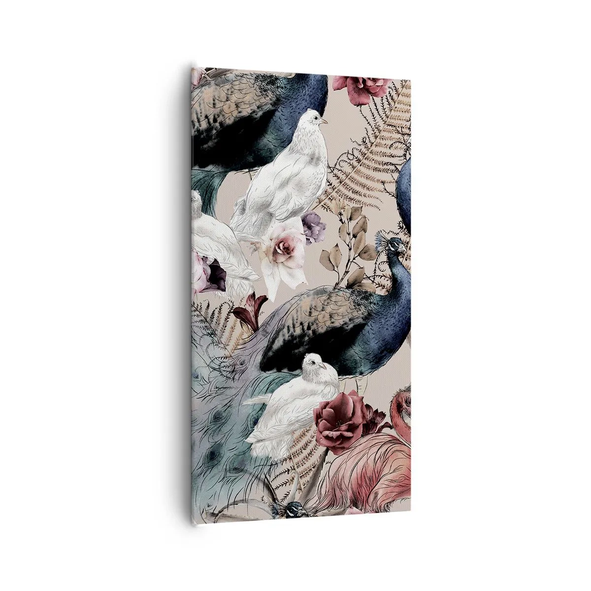 Tablou pe pânză - În grădina palatului - 65x120 cm