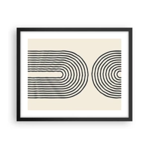 Poster în ramă neagră - În curând... - 50x40 cm