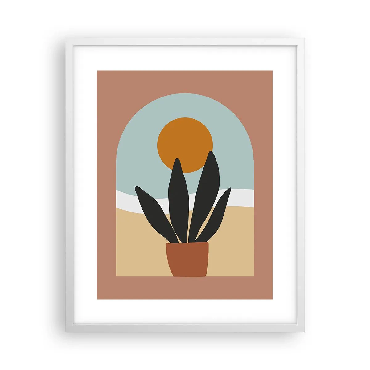 Poster în ramă albă - Bucurii mici - 40x50 cm