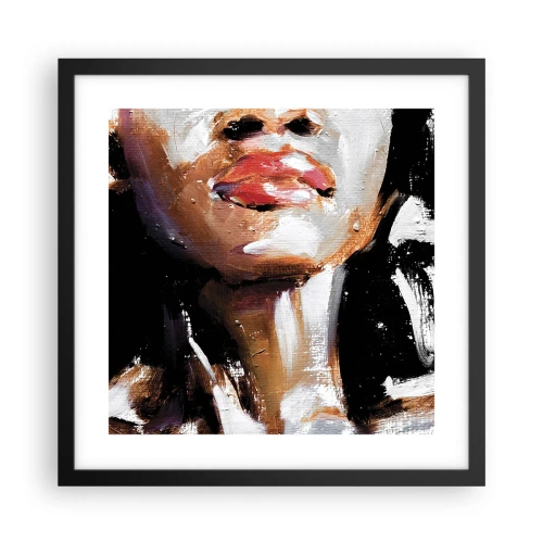 Poster în ramă neagră - Mândrie fără prejudecăți - 40x40 cm