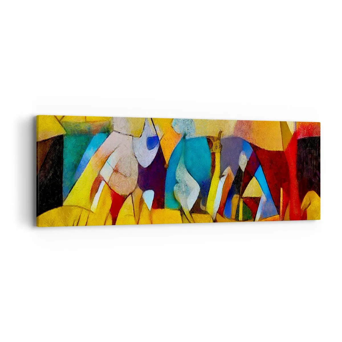 Tablou pe pânză - Soare - viață - bucurie - 90x30 cm
