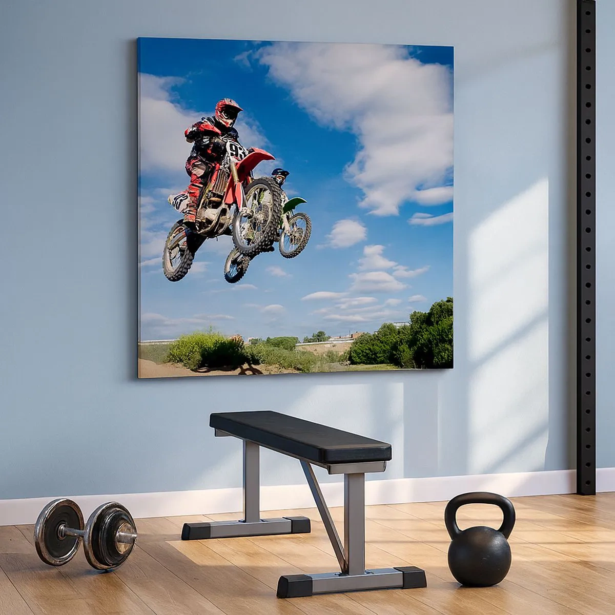 Tablou pe pânză - Salt în cer - 30x30 cm