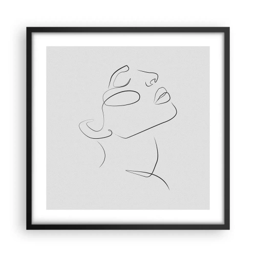 Poster în ramă neagră - Meandrele unui vis - 50x50 cm