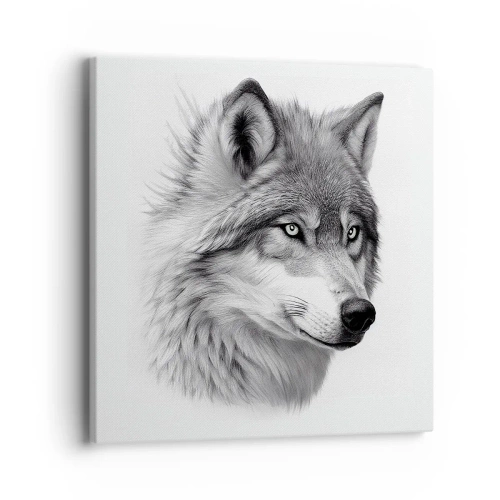 Tablou pe pânză - Alfa - fără îndoială - 40x40 cm