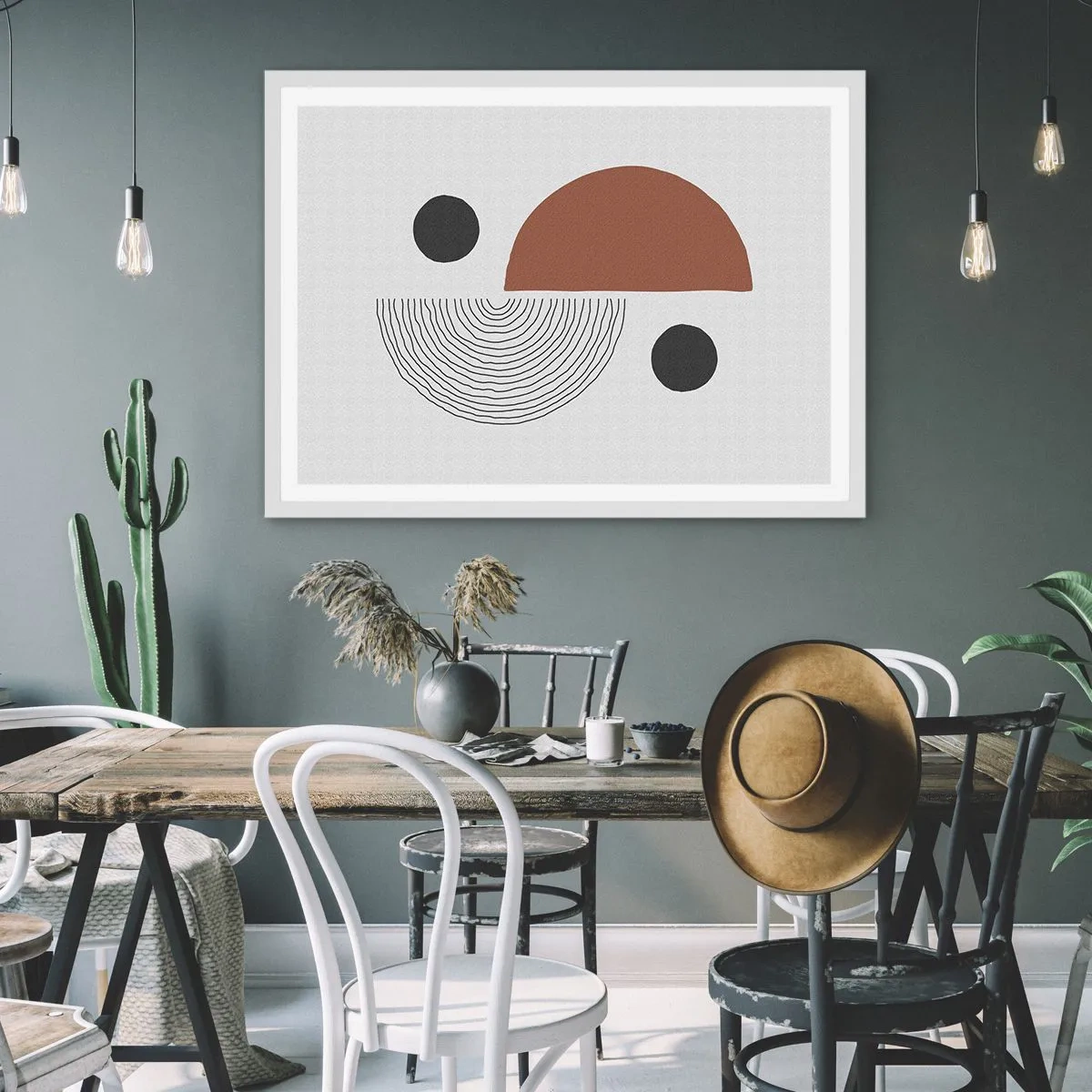 Poster în ramă albă - Excelența roții - 100x70 cm