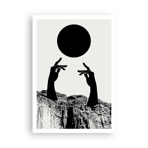Poster - Compoziție suprarealistă: soarele și tot restul - 70x100 cm