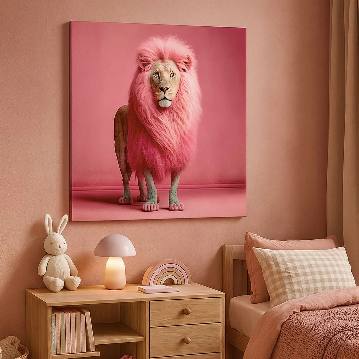 Tablou pe pânză - Și nu-ți mai este frică - 30x30 cm