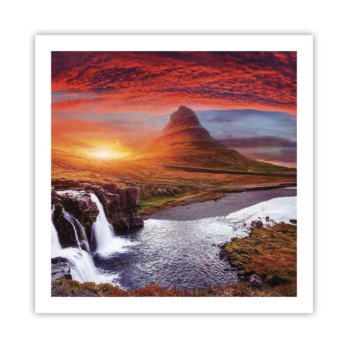 Poster - Imaginea Pământului de Mijloc - 60x60 cm