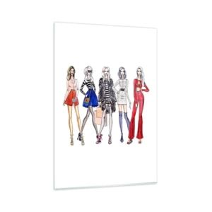 Tablou pe sticlă - Every week Fashion Week - 80x120 cm