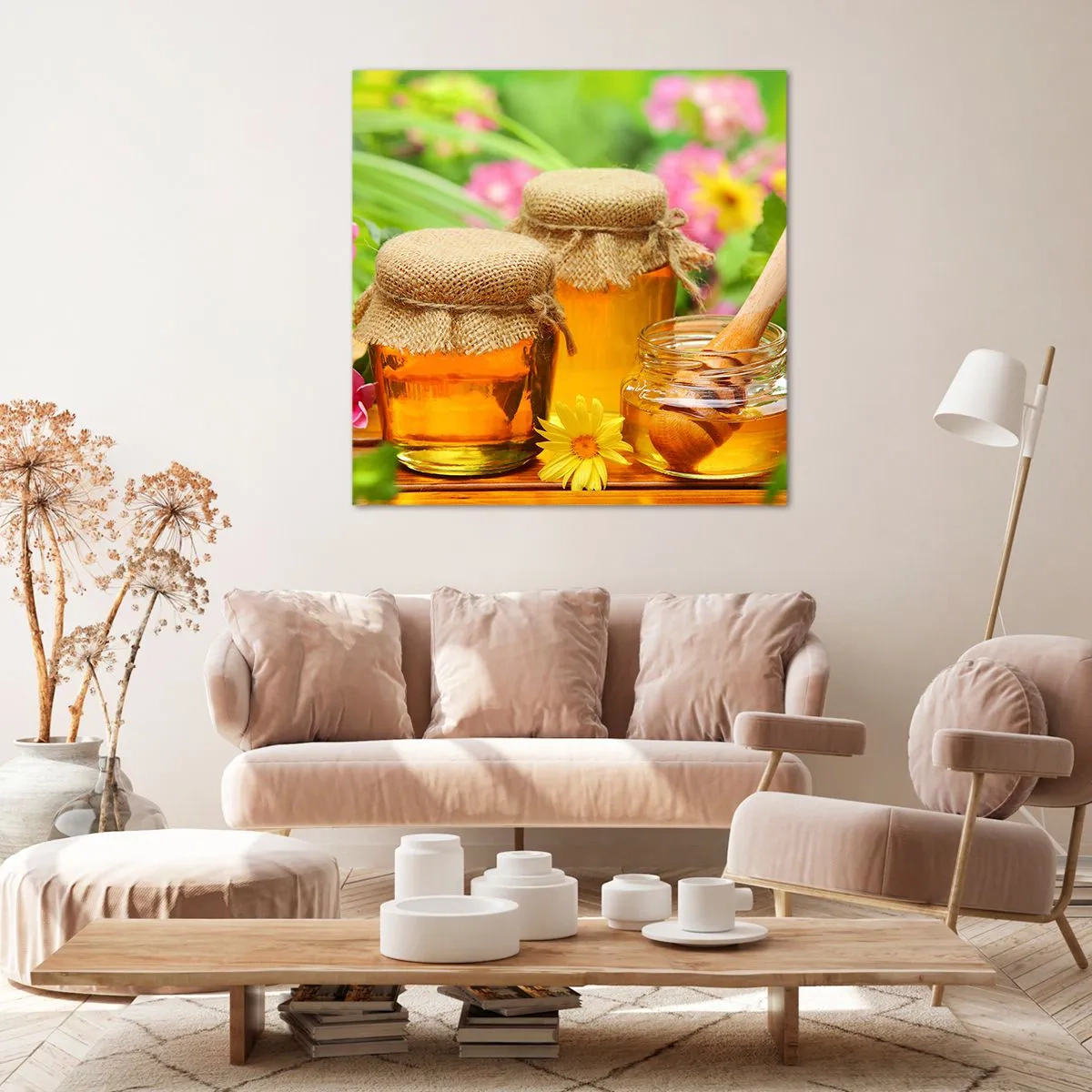 Tablou pe pânză - Dulce și florală - 60x60 cm