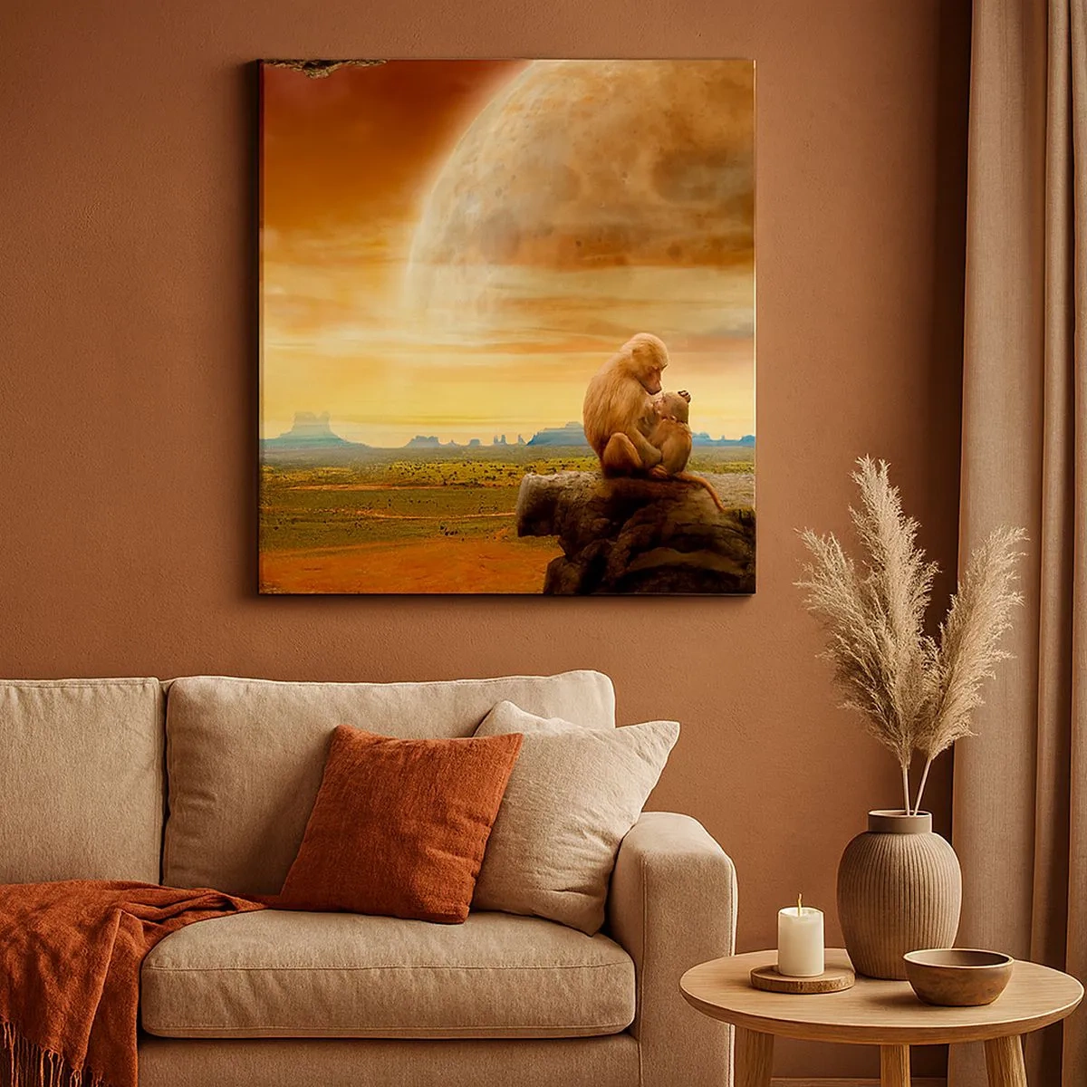 Tablou pe pânză - Iubirea peste tot la fel - 30x30 cm