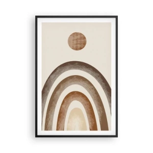 Poster în ramă neagră - Într-o galaxie îndepărtată - 61x91 cm