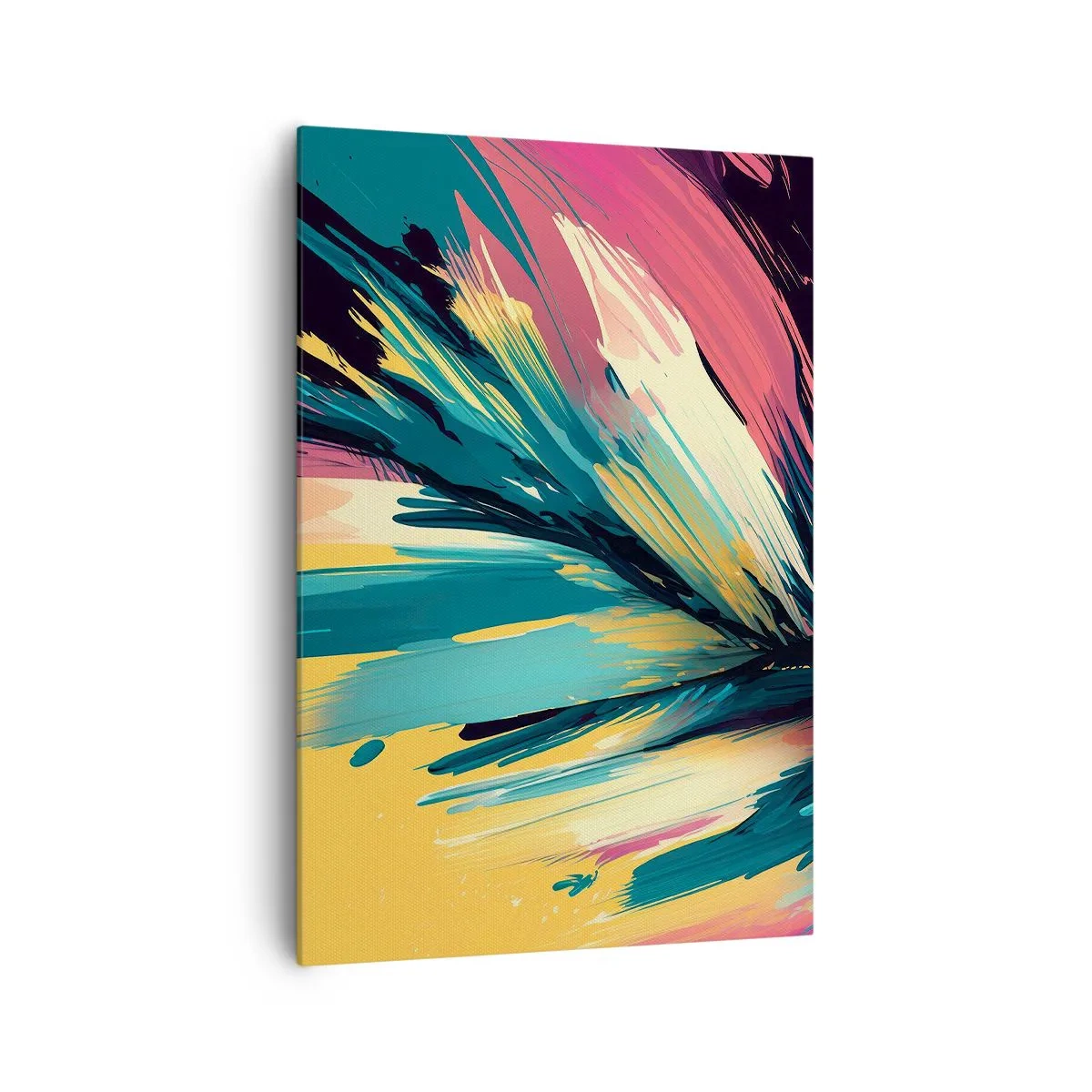 Tablou pe pânză - Compoziția - o explozie de bucurie - 70x100 cm