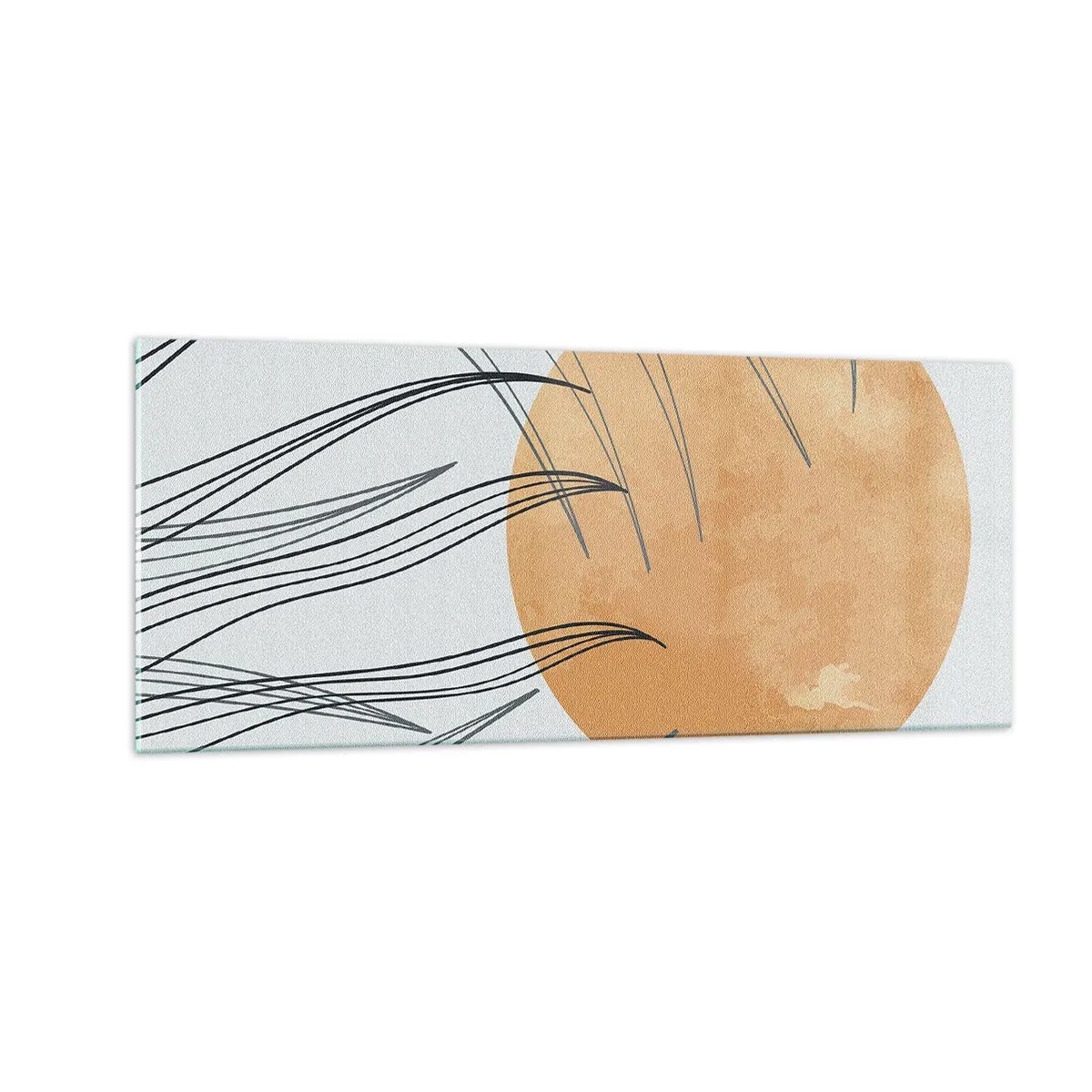 Tablou pe sticlă - Întotdeauna spre soare - 100x40 cm