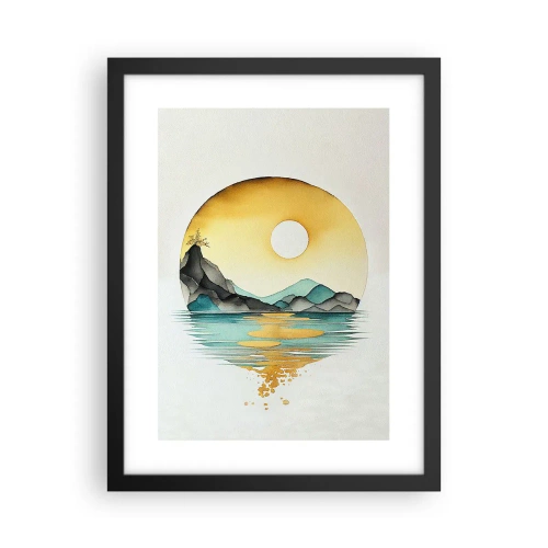 Poster în ramă neagră - În cercul de frumusețe - 30x40 cm