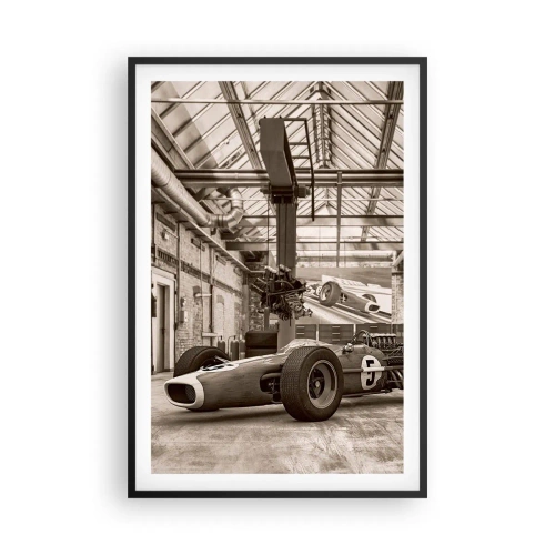 Poster în ramă neagră - Odihna învingătorului - 61x91 cm