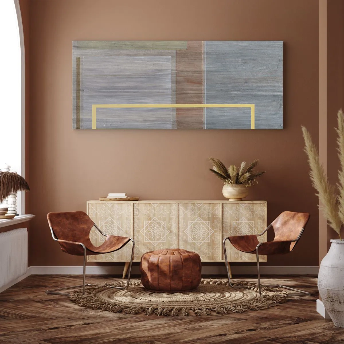 Tablou pe pânză - Drept și liniștit - 140x50 cm