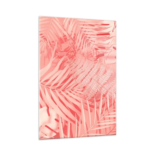 Tablou pe sticlă - Conceptul roz - 50x70 cm