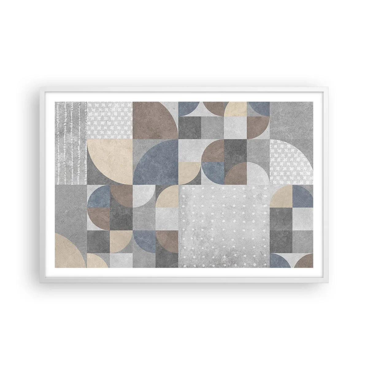 Poster în ramă albă - Fantezie ceramică - 91x61 cm