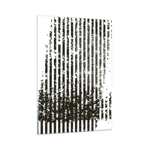 Tablou pe sticlă - Ritm și zgomot - 50x70 cm