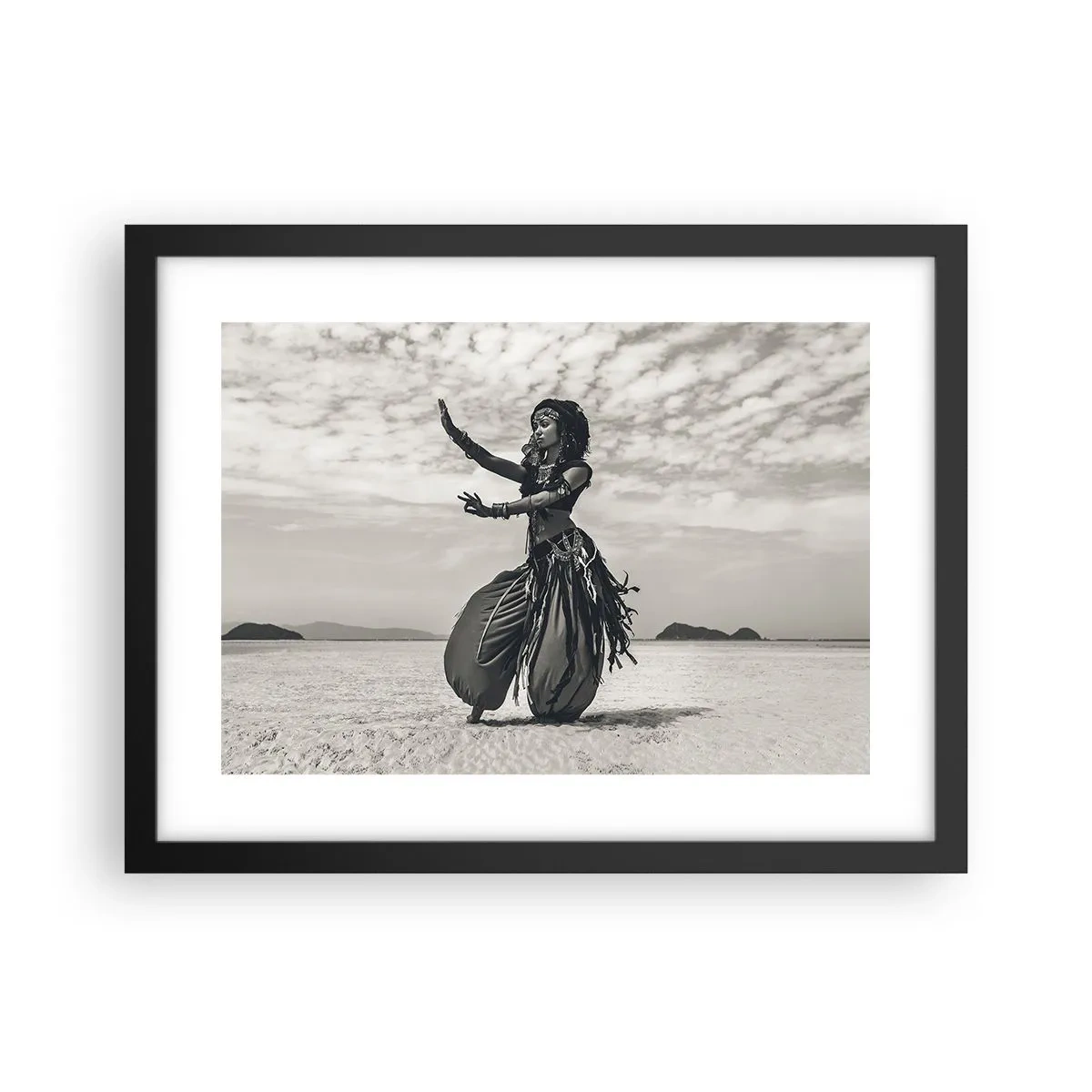 Poster în ramă neagră - Dansul insulelor sudice - 40x30 cm