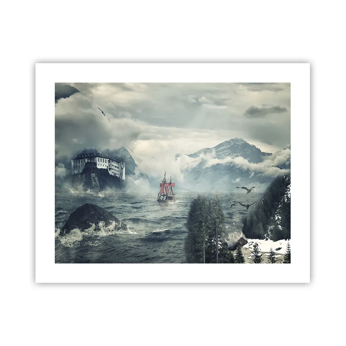 Poster - Pe ape magice - 50x40 cm