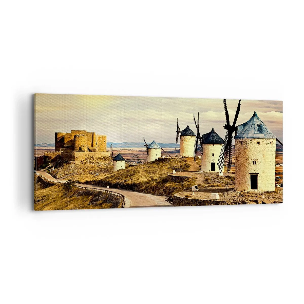 Tablou pe pânză - Don Quijote apare imediat - 120x50 cm