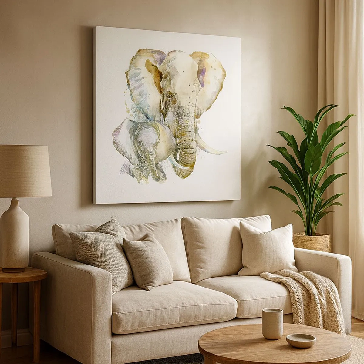 Tablou pe pânză - Ca la mama - 30x30 cm