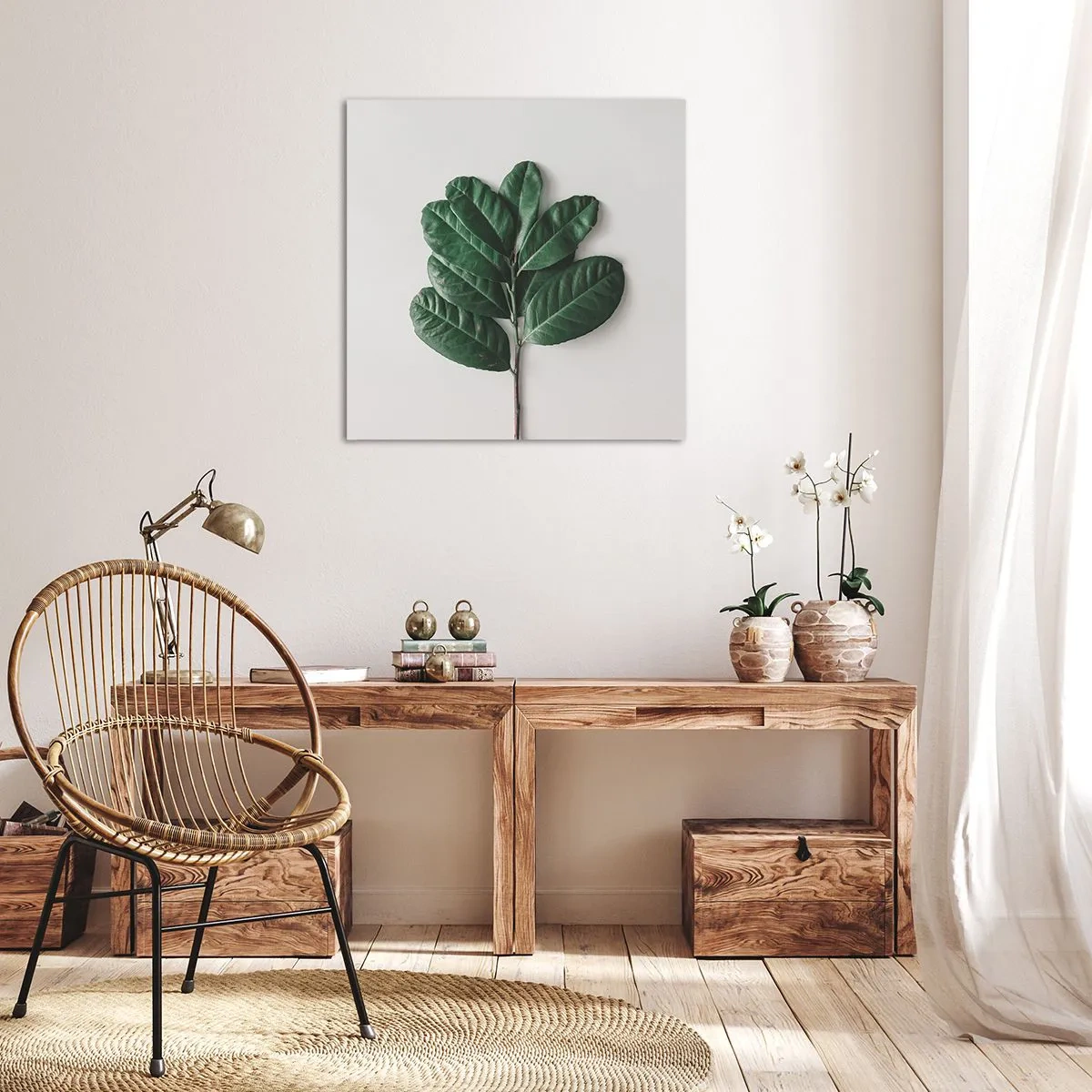 Tablou pe pânză - Desenul naturii însăși - 30x30 cm