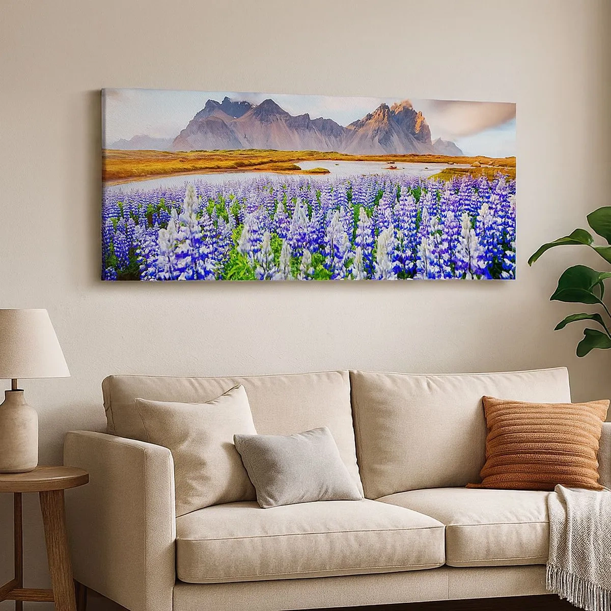 Tablou pe pânză - Putere și severitate alături de blândețe - 100x40 cm