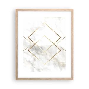 Poster în ramă de stejar deschis - Vedere spre infinit - 40x50 cm