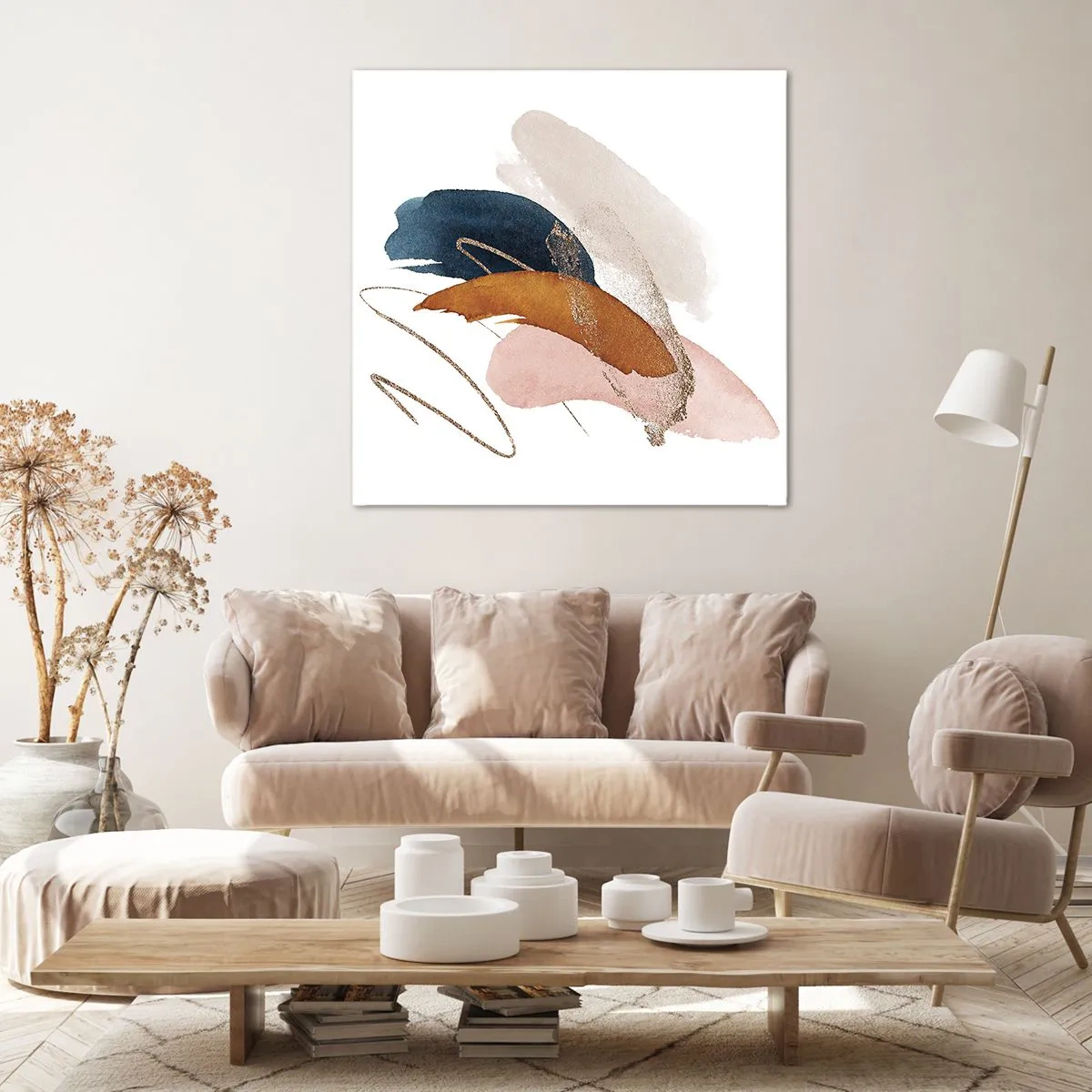 Tablou pe pânză - Compoziție înaripată - 40x40 cm