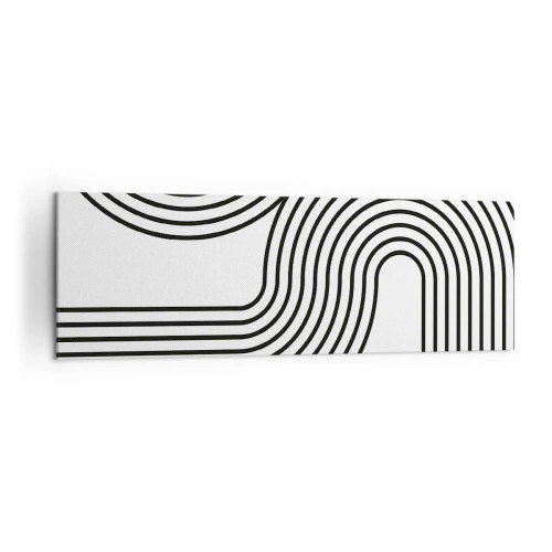 Tablou pe pânză - Pe o curbă - 160x50 cm