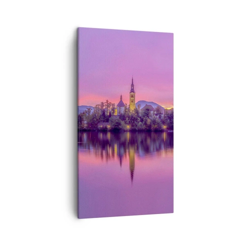 Tablou pe pânză - Insulă de basm la apus - 45x80 cm