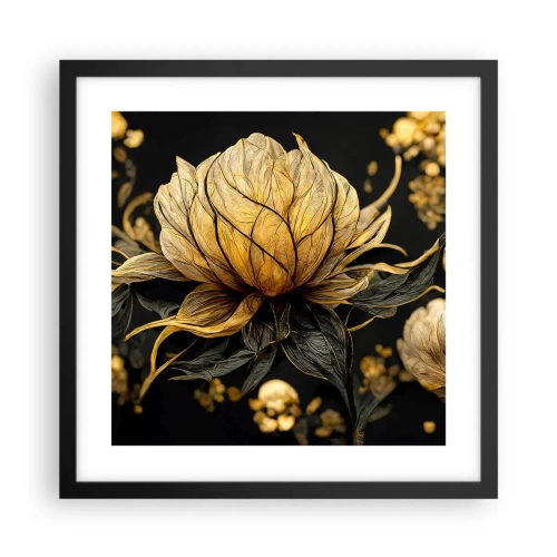 Poster în ramă neagră - Fragilitate subtilă - 40x40 cm